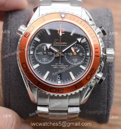 Best Copy Omega Planet Ocean 600m Chronograph Orange Bezel Watches