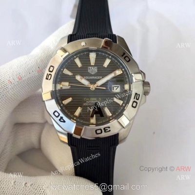 Copy Tag Heuer Aquaracer Calibre 5 Watches Gray Dial