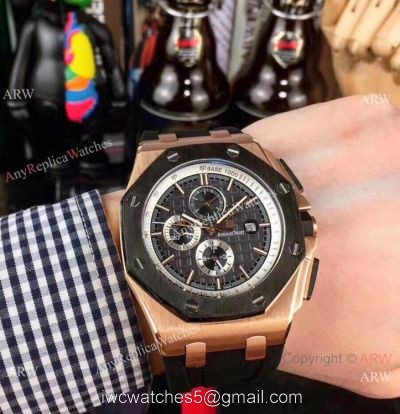 Clone Audemars Piguet Royal Oak offshore Automatic Watches Rose Gold