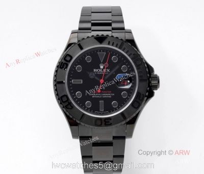 VR Factory New Rolex Yachtmaster 116622 Triple Red All Black Swiss Copy Watch