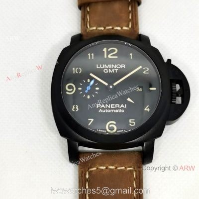Nice Quality Copy Panerai Luminor GMT Automatic Black Dial Men Watch PAM01441