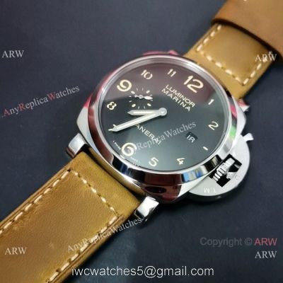Replica Panerai Luminor Marina Automatic Men Watch PAM359 SS Black Dial