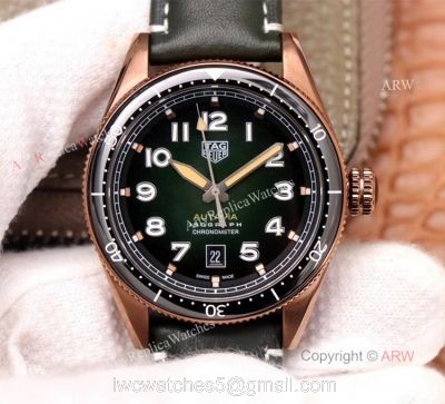 Best Tag Heuer Isograph 2020 Vintage Watches Replica With Dark Green Dial