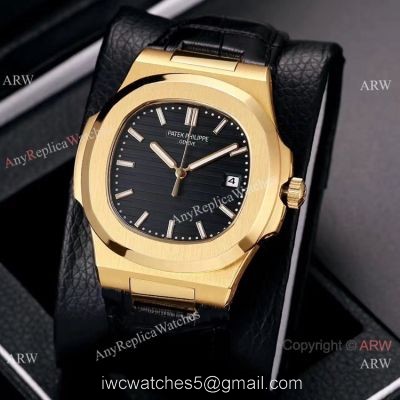 Best Copy Patek Philippe Nautilus 40mm Watches Gold and Black