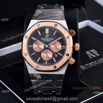 Knockoff Audemars Piguet Royal Oak 41mm Watches Rose Gold Subdials
