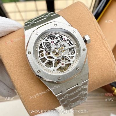 Clone Audemars Piguet Royal Oak Hollow Dial Men Watches 45mm