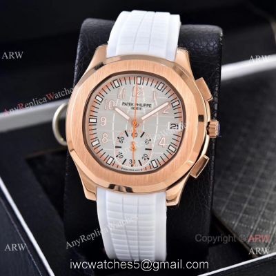 Best Clone Patek Philippe Aquanaut VK Quartz Watches Rose Gold Case