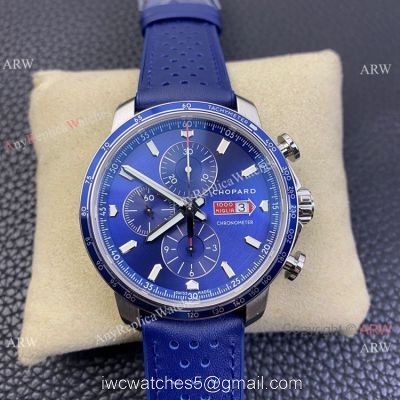 Swiss Grade Chopard Mille Miglia GTS Azzurro Chrono Watch Blue Dial