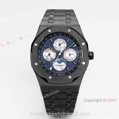2021 New Swiss Copy Audemars Piguet Perpetual Calendar BF Cal.5134 Watch Blue Dial 41mm