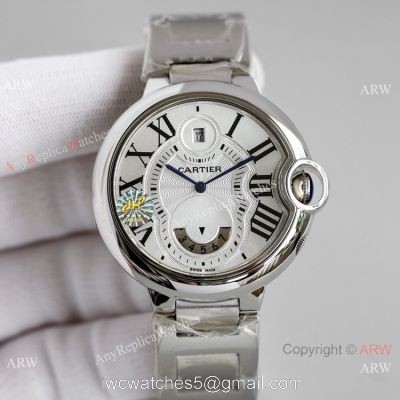 JH Factory Swiss Copy Ballon Bleu Cartier 9120 Movement Watch 42mm Stainless Steel