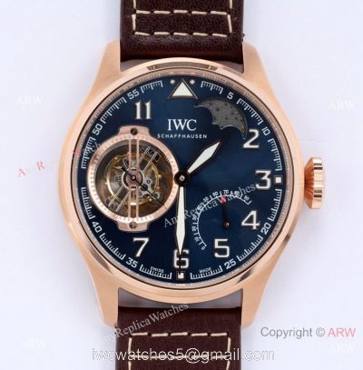 BBR Swiss Replica IWC Big Pilots Constant-Force Tourbillon Mens Watch Rose Gold Case