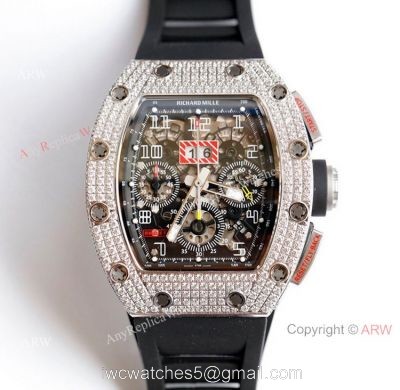 Diamond Richard Mille 011 Watch Automatic Richard Mille Watch Replica AAA Quality