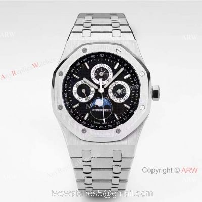 2021 New Swiss BF Factory Audemars Piguet Moonphase Perpetual Calendar 41mm Watch Black Dial
