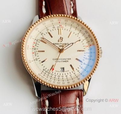 V7 Factory Swiss Replica Breitling Navitimer 1 Watches 41mm Rose Gold