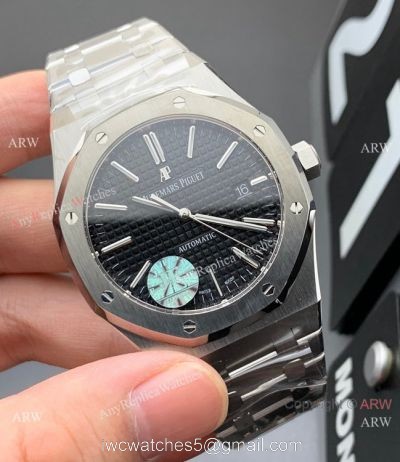 JF Factory Audemars Piguet Royal Oak JF 3120 Black Dial Watch 41mm