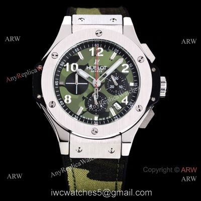 Japan Grade Copy Hublot Big Bang Tutti Frutti Camouflage Face Watch VK Chronograph