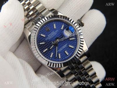 2021 Replica Rolex Datejust 36 Silver Jubilee 2021 Motif Dial Watch
