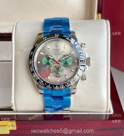 AAA Quality Replica Rolex Daytona Black Ceramic  Green Subdials
