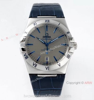 2021 New! AI Factory Copy Omega Constellation Gray Dial Watch Swiss 8800 Movement