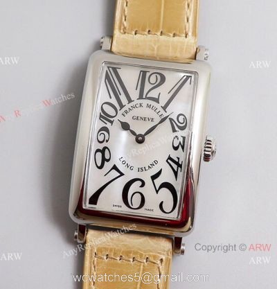 2021 New Franck Muller Long Island 952QZ Quartz White Dial  Franck Muller 1:1 Copy Watch