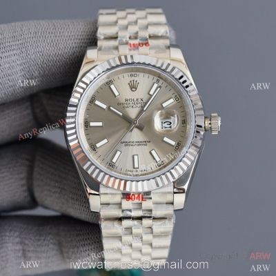 Swiss Quality Rolex Datejust ii 41mm Watch Silver Dial Jubilee Strap Citizen 8215 Movement