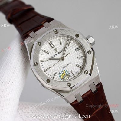 JH Factory Swiss Copy Audemars Piguet Royal Oak Stainless Steel 37mm Lady Watch