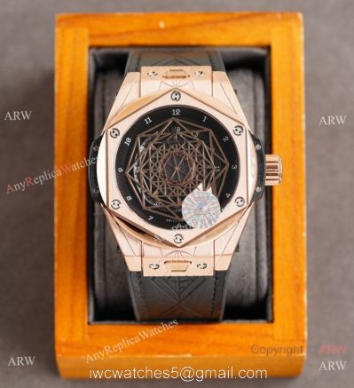 Z Factory Copy Hublot Big Bang Sang Bleu Watch Rose Gold Citizen Movement