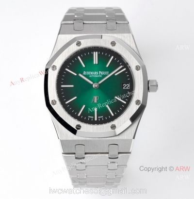 (BF Factory) New Audemars Piguet Royal Oak Green Dial Swiss Made High End Replica Watches 39mm