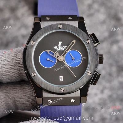 2021 New Copy Hublot Classic Fusion Black Case Onyx Dial Watch 43mm