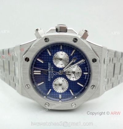 Best Replica Audemars Piguet Royal Oak Blue Chronograph Watch 41mm