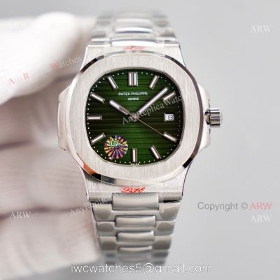 New Patek Philippe Nautilus 5711 Green Dial Stainless Steel Swiss Replica Watch 40mm