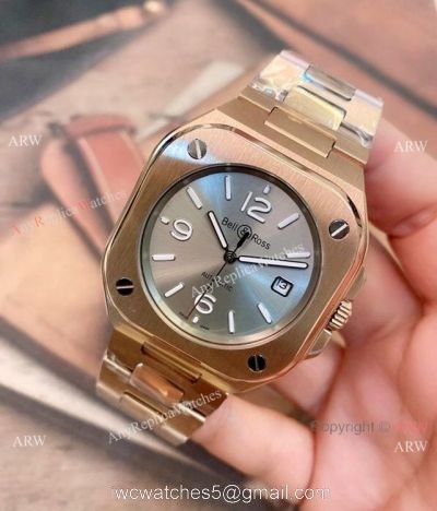 2021 New Copy Bell  Ross BR05 Automatic Watch Rose Gold 42mm Mens