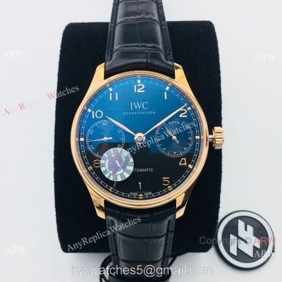 ZF Factory V2 IWC Portugieser Automatic 7 Days Luxury Replica Watch Yellow Gold