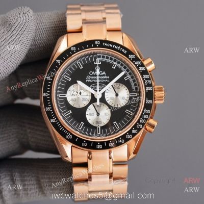 2021 New Copy Omega Snoopy Speedmaster Watch Rose Gold Quartz