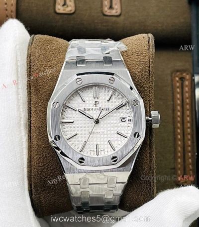 TWS factory V3 Version Swiss Audemars Piguet Royal Oak Cal.3120 Silver Dial Watch 37mm