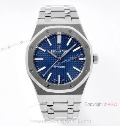 New! ZF Factory V2 Version Audemars Piguet Royal Oak 15400 Watch Stainless Steel Blue Dial