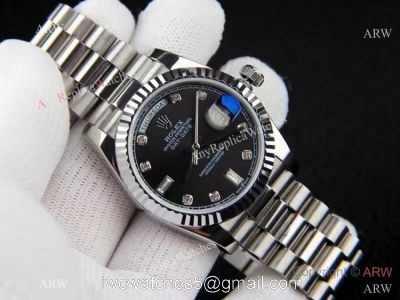 Best Replica Rolex Day-date 36 Black Dial President Watches