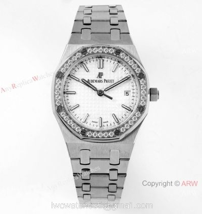 2021 New Swiss Audemars Piguet Royal Oak Selfwinding caliber 5800 Watch Stainless Steel Diamond Bezel 34mm