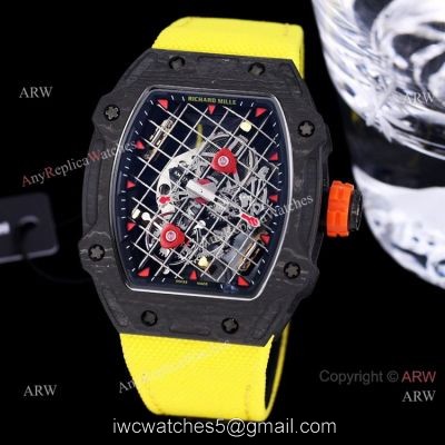 2021 New Richard Mille RM 27-04 Tourbillon Rafael Nadal Tennis Court Watch Best Replica