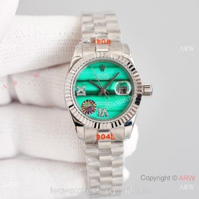 2021 Copy Rolex Datejust President Malachite Dial 28mm Watch  Swiss Quality