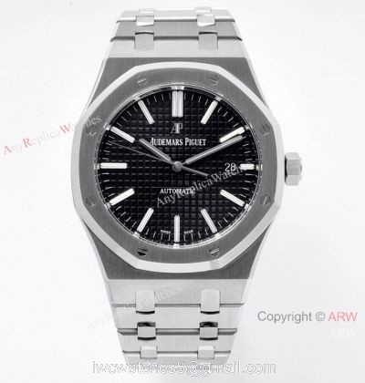 New! ZF Factory V2 Version Audemars Piguet Royal Oak Black Dial 15400 Watch