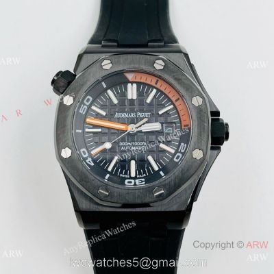 Best Replica Audemars Piguet Royal Oak Offshore Diver Watches Black Steel