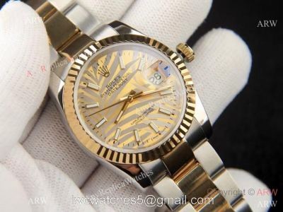 Rolex Datejust 36 Gold Palm Motif Dial Oyster Bracelet Replica  Brand NEW