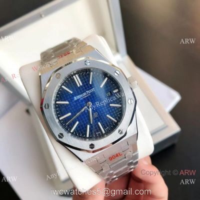 2021 NEW! Clone Audemars Piguet Royal Oak Jumbo Watch Blue Gradient Dial