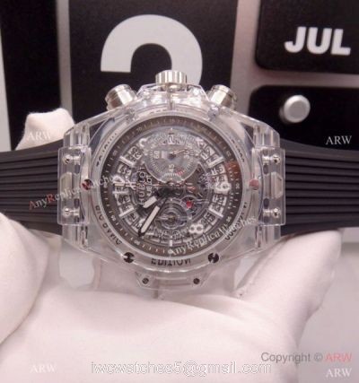 Hublot Sapphire Big Bang Chronograph Replica Watch 45mm
