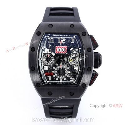 Best Copy Richard Mille RM 011-FM Chronograph Carbon Watch Automatic For Men