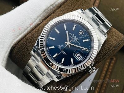 (VSF) Best Rolex Datejust 41 From VSF With Blue Dial Stainless Steel Oystersteel Watch