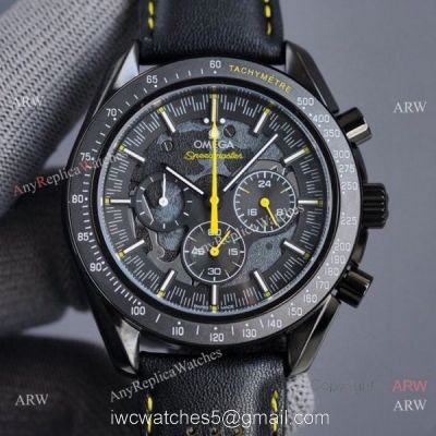 New Replica Omega Speedmaster Moonwatch All Black Chronograph Watch
