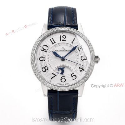 GF Jaeger Lecoultre Rendez-Vous Ladies Replica Watch 34mm With Diamonds Bezel