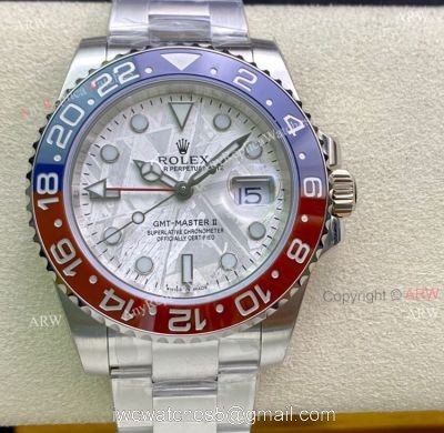Super Clone 126719BLRO Rolex GMT Master II Pepsi Meteorite Watch Clean Factory